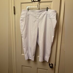 Zac & Rachel Women's White Capri
24W